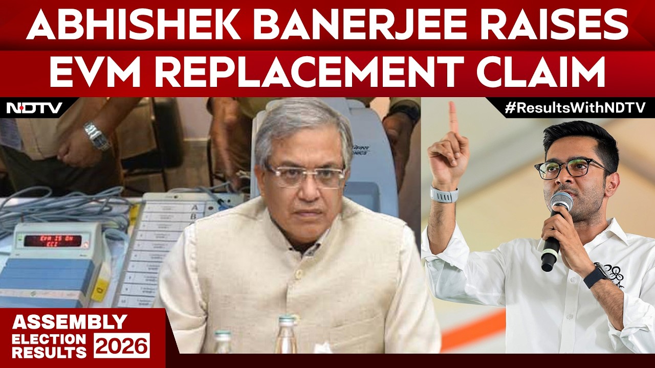 'EVMs Not Tampered, But Replaced': Abhishek Banerjee Alleges