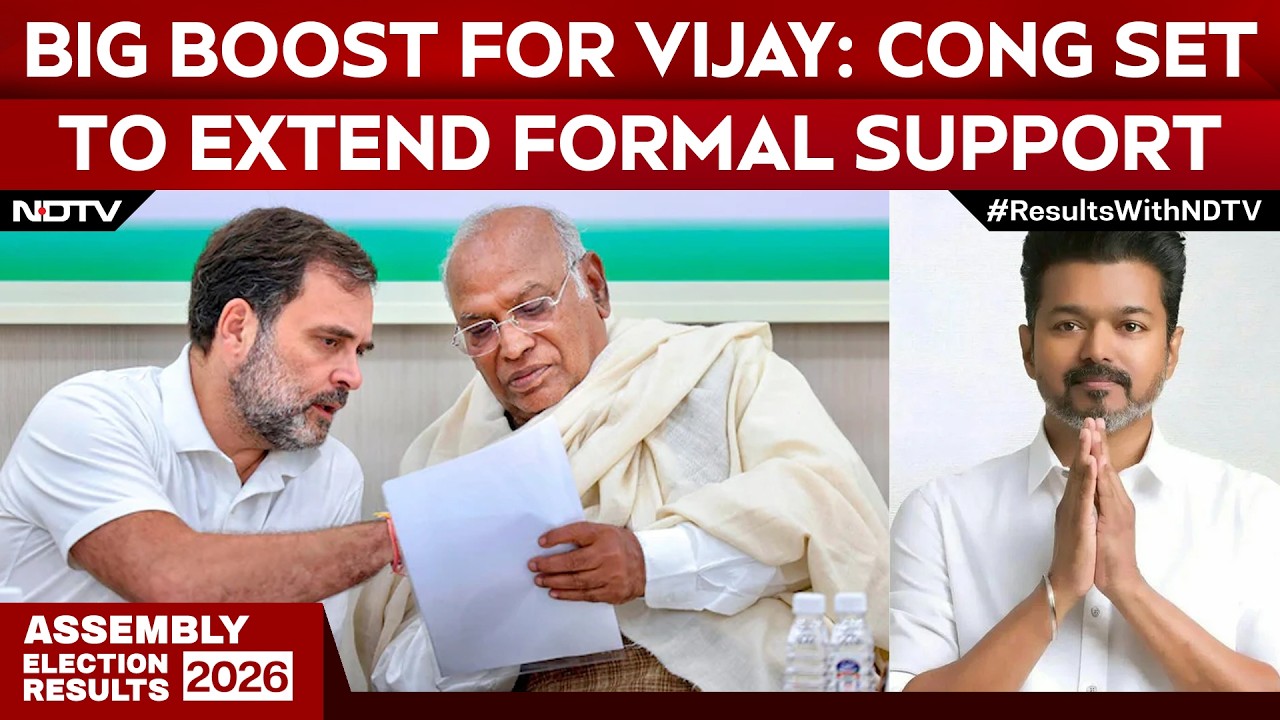 Tamil Nadu Power Play: Congress Likely To Back Vijay With Conditions