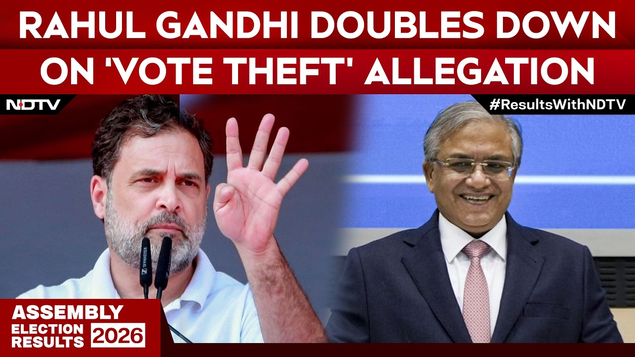 Rahul Gandhi Sharpens 'Vote Theft' Attack On BJP, Poll Bodies