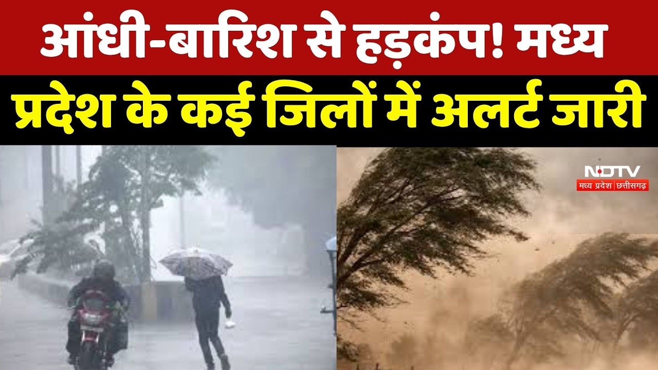 MP Weather Update: आंधी-बारिश से हड़कंप! Madhya Pradesh में 28 जिलों में चेतावनी जारी