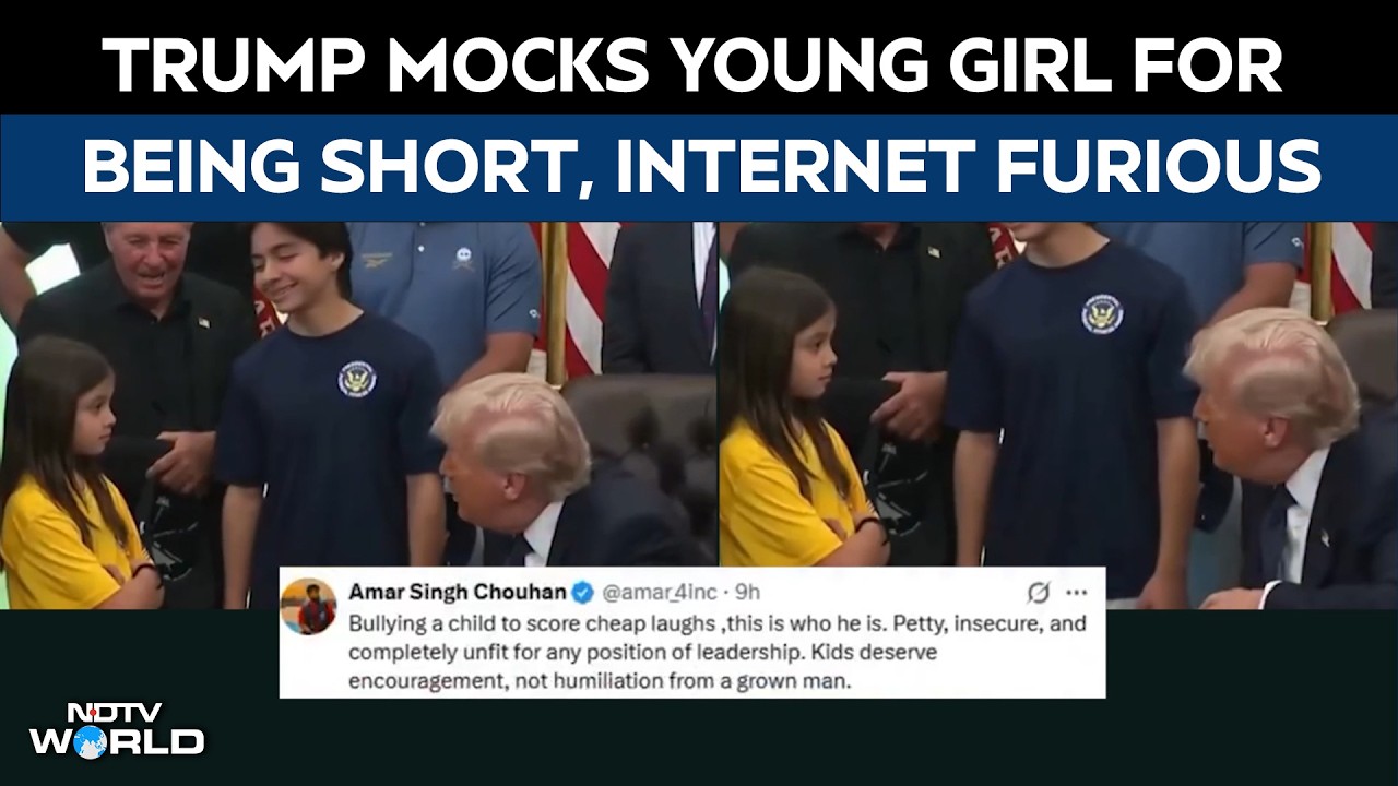 Trump News | Donald Trump Mocks Young Girl For Being Short, Internet Furious