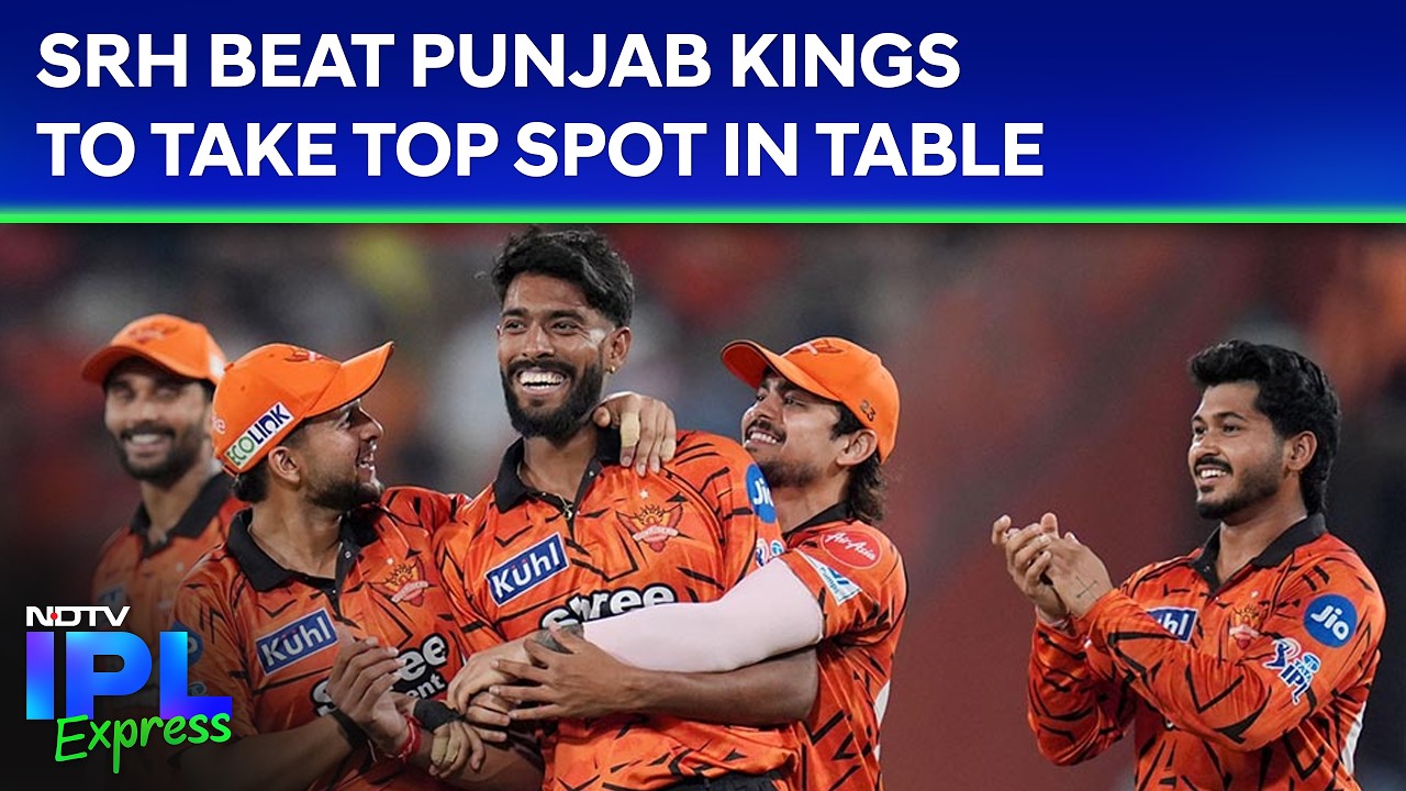 SRH vs PBKS IPL 2026 | SRH Crush Punjab Kings, Move to Top of Table After 33-Run Win