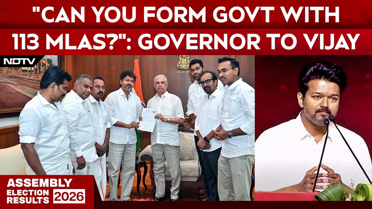 "How Will You Form Government With 113 MLAs?" Governor To Vijay