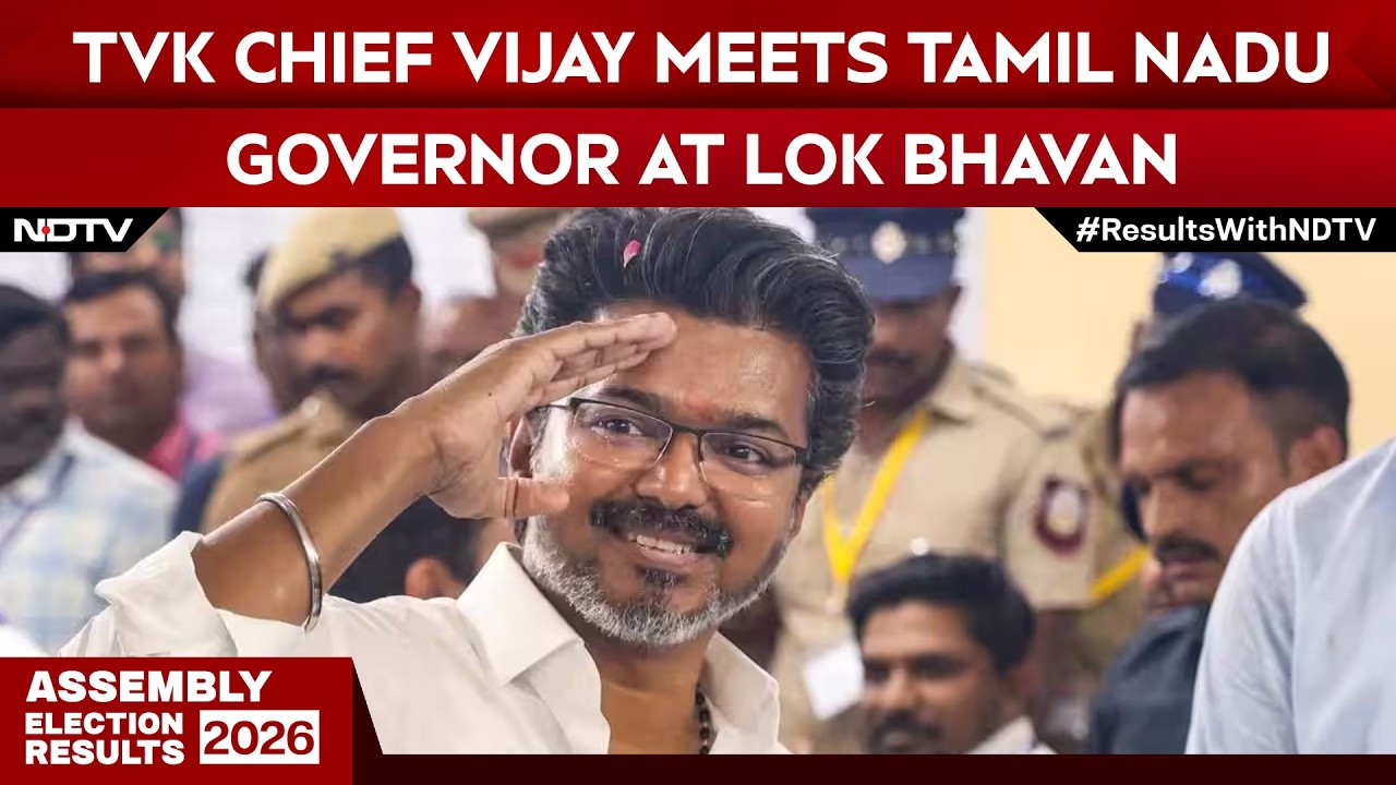TVK Vijay Latest News | Key Meeting: TVK Chief Vijay Meets Tamil Nadu Governor At Lok Bhavan
