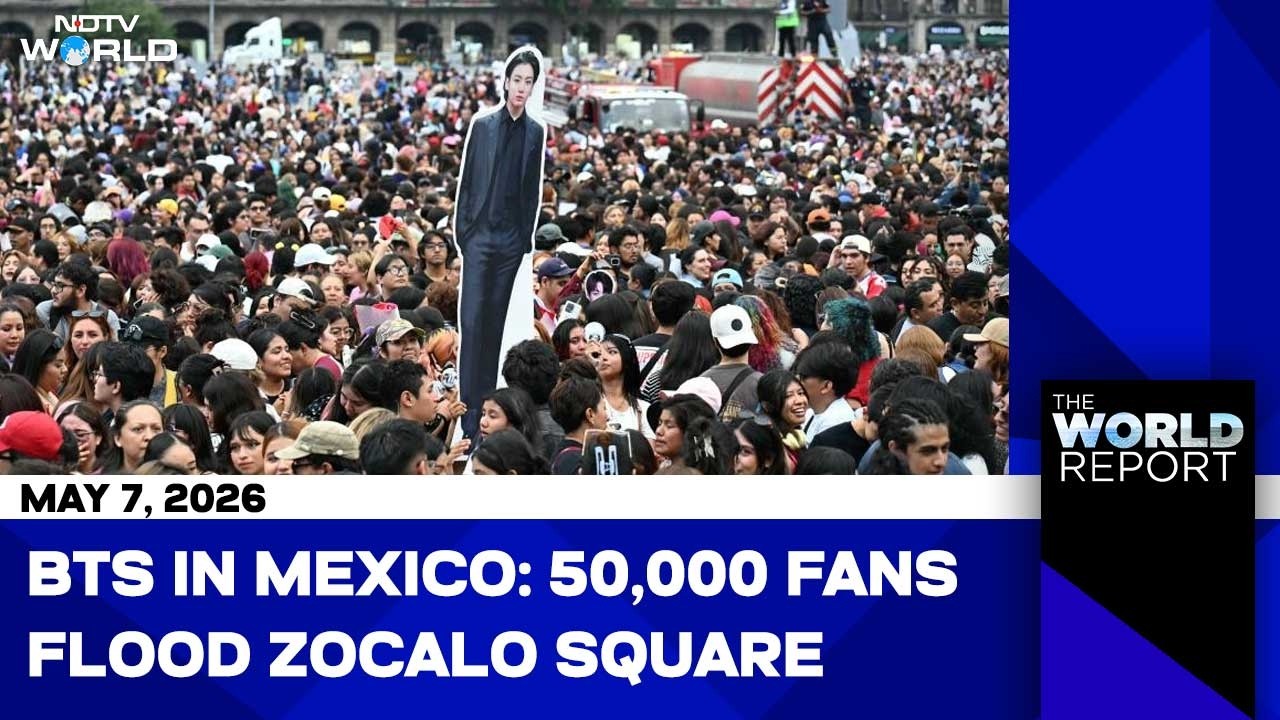 Fans Flood Mexico Ahead Of K-Pop Band BTS Concert