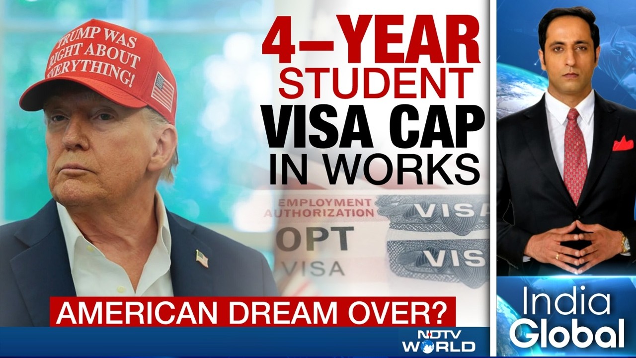 White House Reviews 4-year Student Visa Cap | Indian Students Face Visa Uncertainty