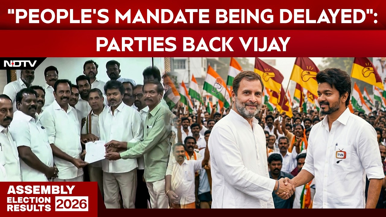 Political Heat Rises In Tamil Nadu Over Vijay Government Formation