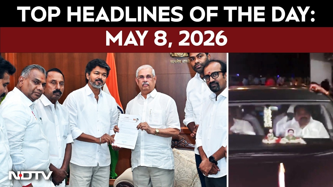Dramatic Twist In Tamil Nadu Power Game | TVK Caims Bid To 'Stop Vijay' | Top Headlines