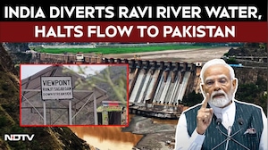 India Stops Ravi River Flow to Pakistan, Diverts Water to Punjab and J&K