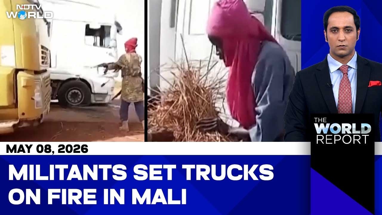 Militants Set Convoy Heading To Mali's Capital On Fire