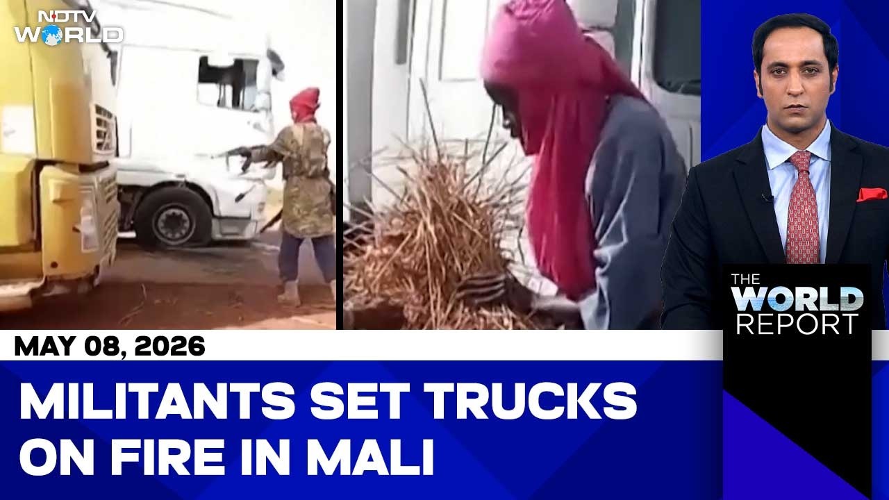 Militants Set Convoy Heading To Mali's Capital On Fire
