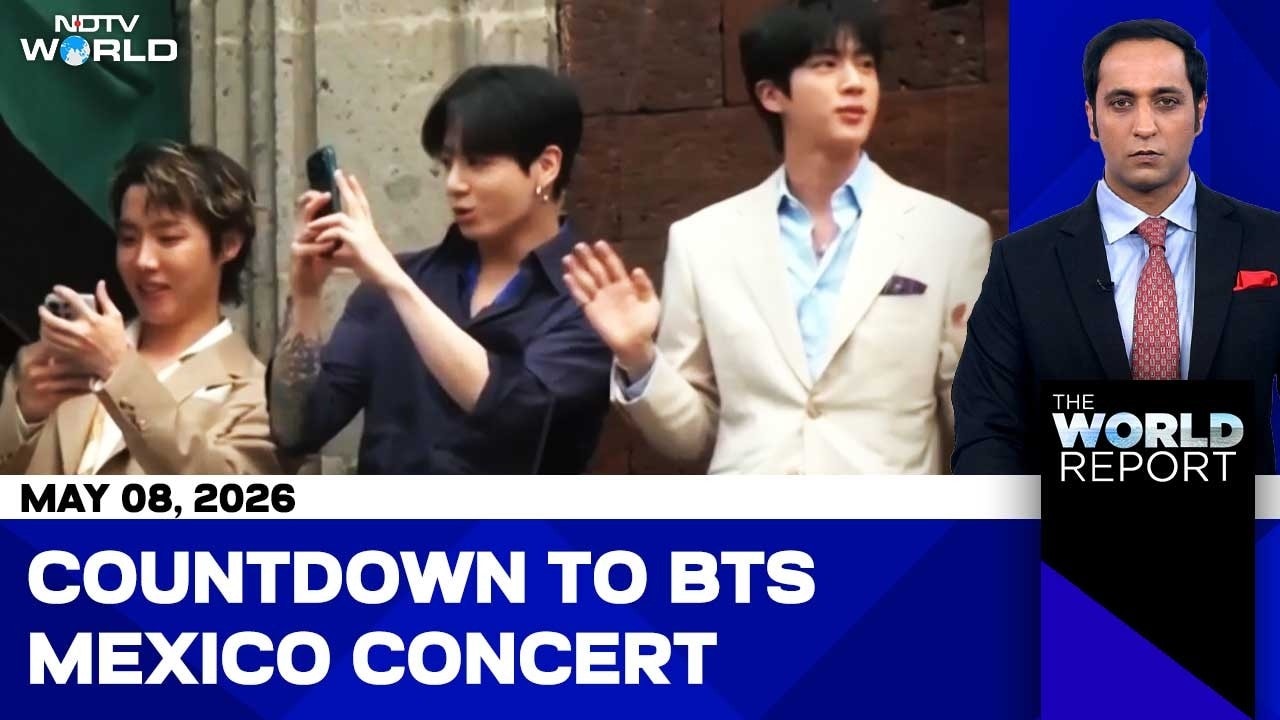 K-Pop Band BTS Returns To Mexico Ahead Of Concert