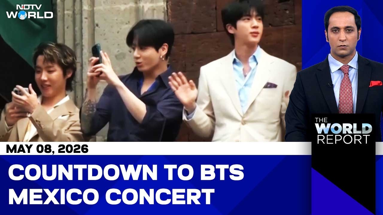 K-Pop Band BTS Returns To Mexico Ahead Of Concert