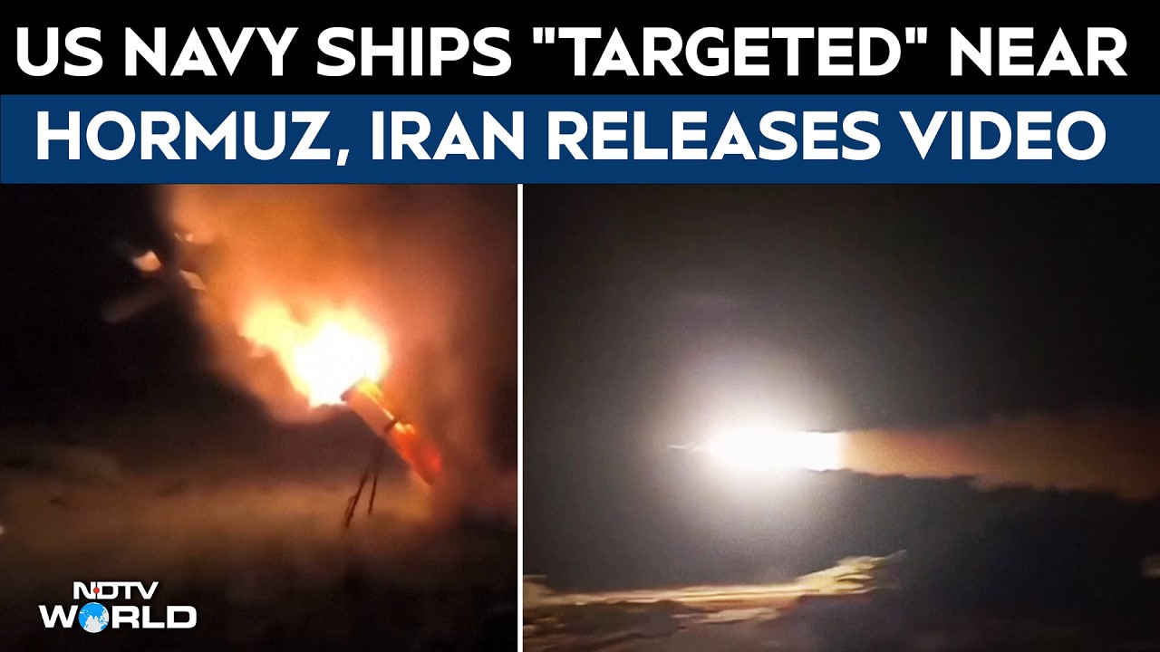 Iran News | Iran Releases Footage To Show Its Forces Firing Missiles