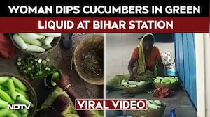 Woman Dips Cucumbers In Green Liquid At Bihar Station, 9 Held