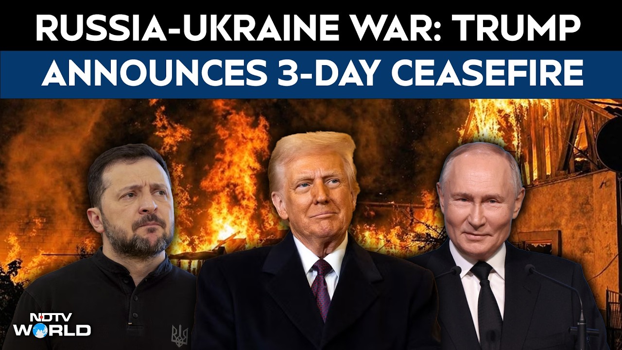 Russia Ukraine Ceasefire | Trump Announces 3-Day Ceasefire & Prisoner-Swap Between Ukraine & Russia
