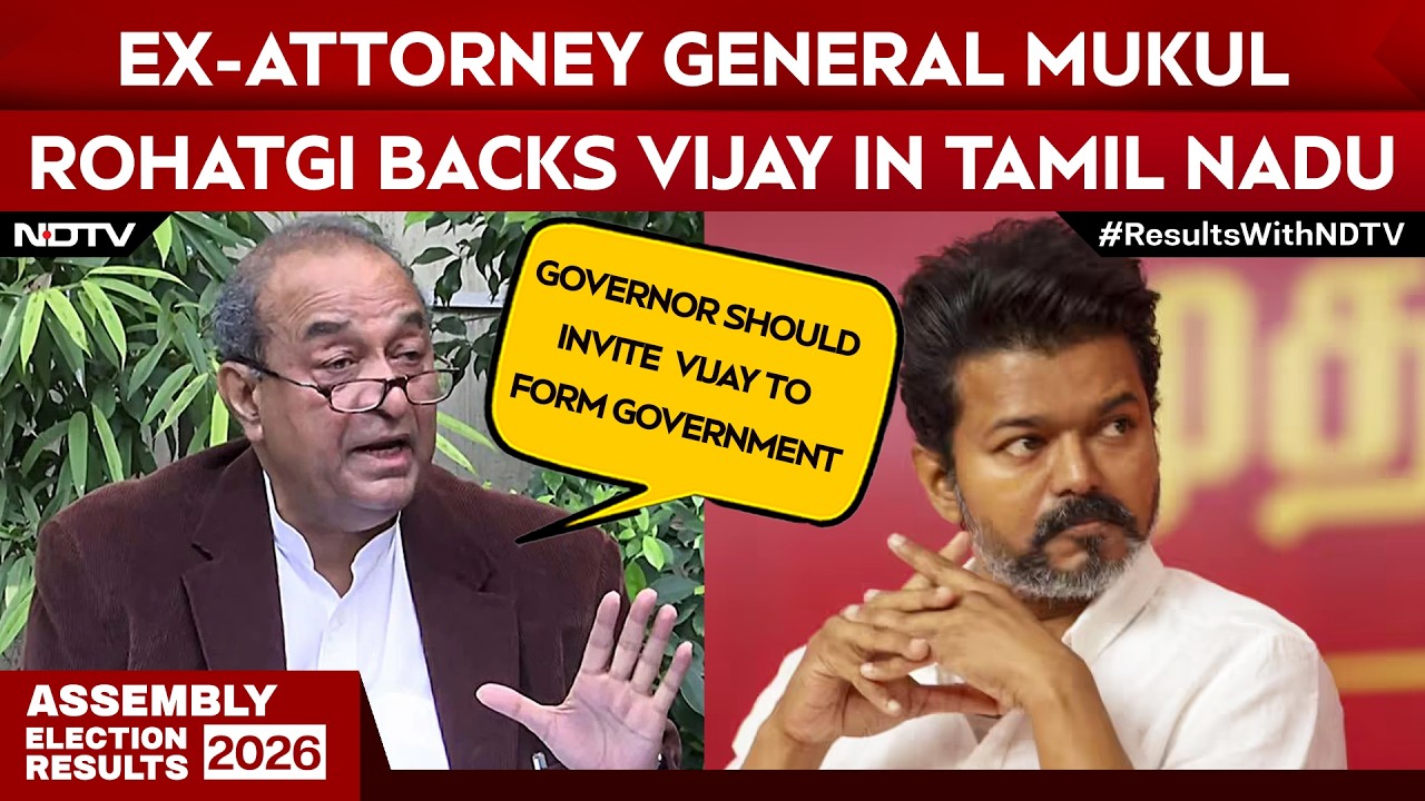 Mukul Rohatgi Backs Vijay&rsquo;s Claim, Says Governor Should Have Invited TVK To Form Govt
