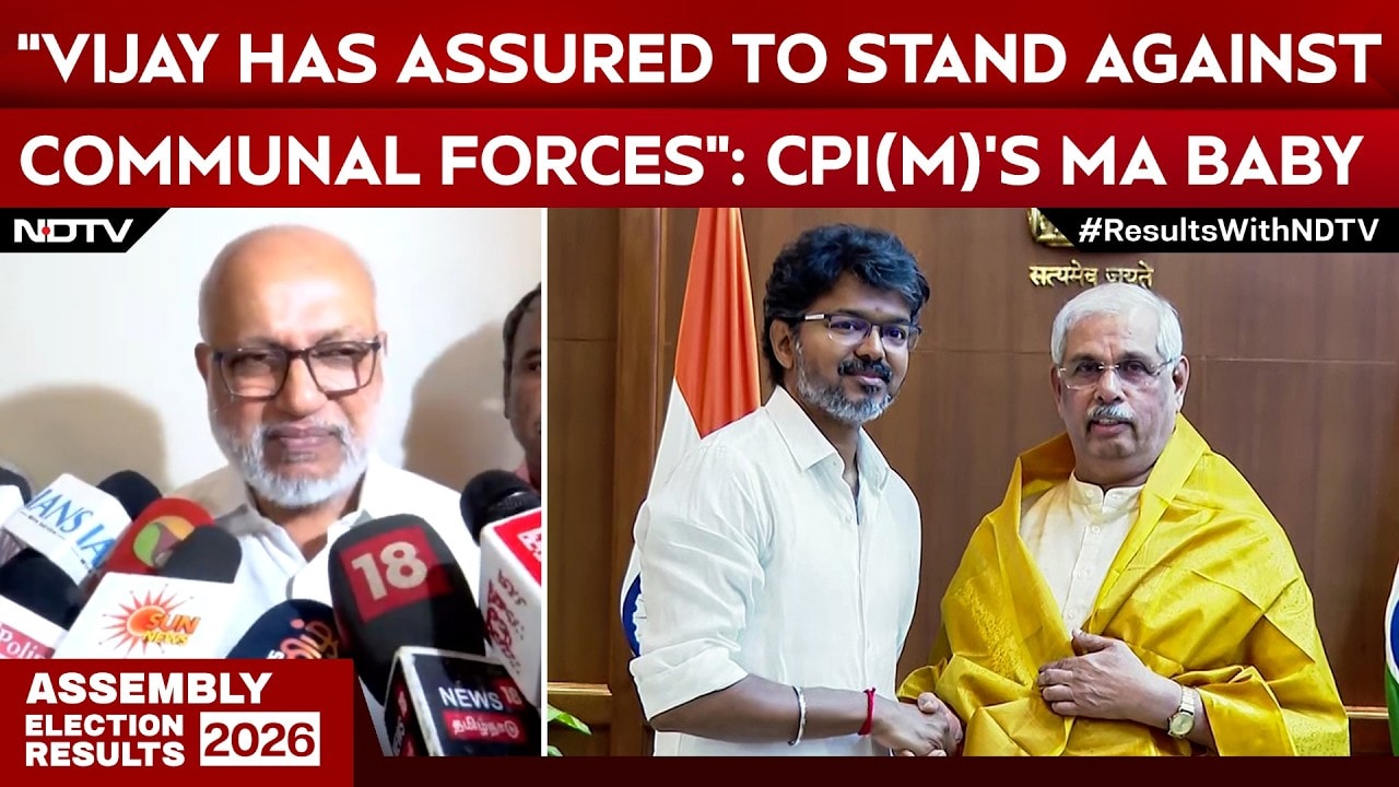 Vijay Thalapathy | "Vijay Has Assured To Stand Against Communal Forces": CPI(M)'s M.A. Baby