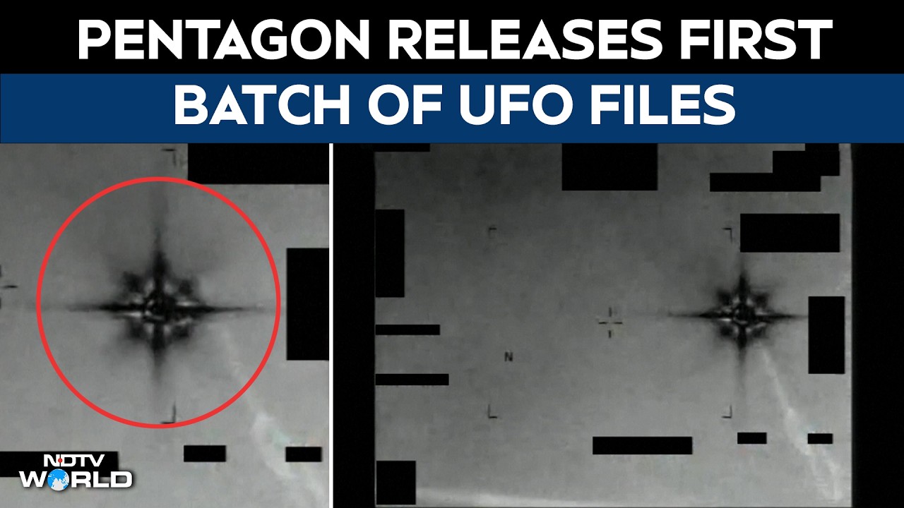 Pentagon Releases First Batch Of UFO Files, Trump Says 'People Should Decide For Themselves'