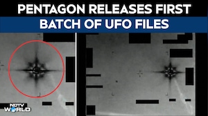 Pentagon Releases First Batch Of UFO Files, Trump Says 'People Should Decide For Themselves'