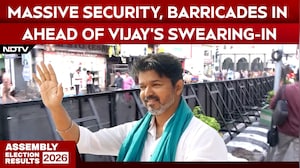 Heavy Barricading Across Chennai For TVK Chief Vijay's Swearing-In