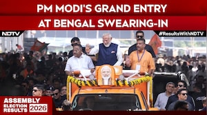 PM Modi News | PM Modi&rsquo;s Grand Entry At Bengal Swearing-In, Suvendu Adhikari Takes Oath As CM