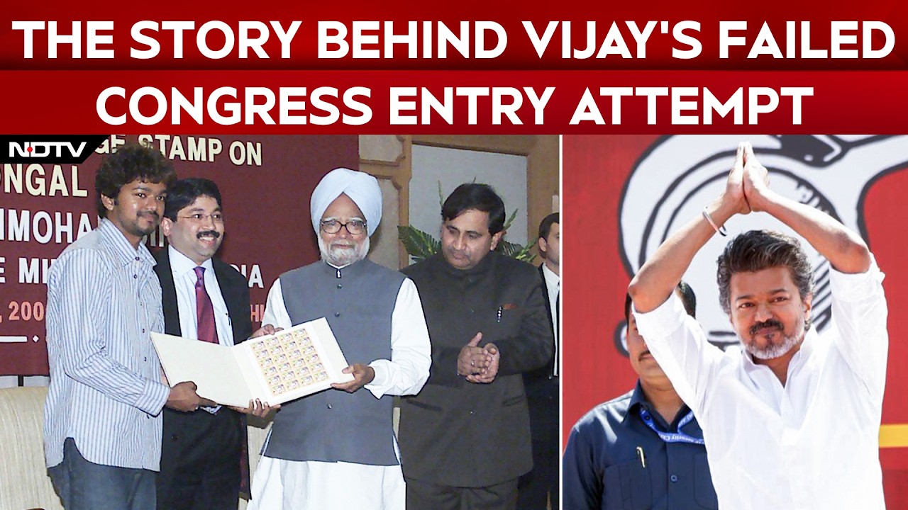From Congress Hopeful To Tamil Nadu's Biggest Political Force: Vijay's Journey