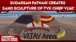 Vijay News | Sudarsan Patnaik Creates Sand Sculpture Of TVK Chief Vijay In Puri