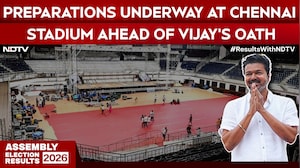 Vijay Oath Today | Preparations Underway At Chennai Stadium Ahead Of Vijay&rsquo;s CM Oath Ceremony