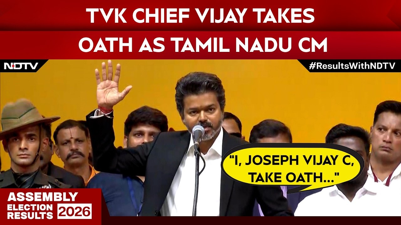 Vijay Oath Ceremony | “I, Joseph Vijay C…”: TVK Chief Vijay Takes Oath As Tamil Nadu CM