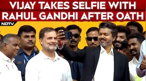 Vijay Oath Ceremony: Vijay Records Crowd Video With Rahul Gandhi On Stage