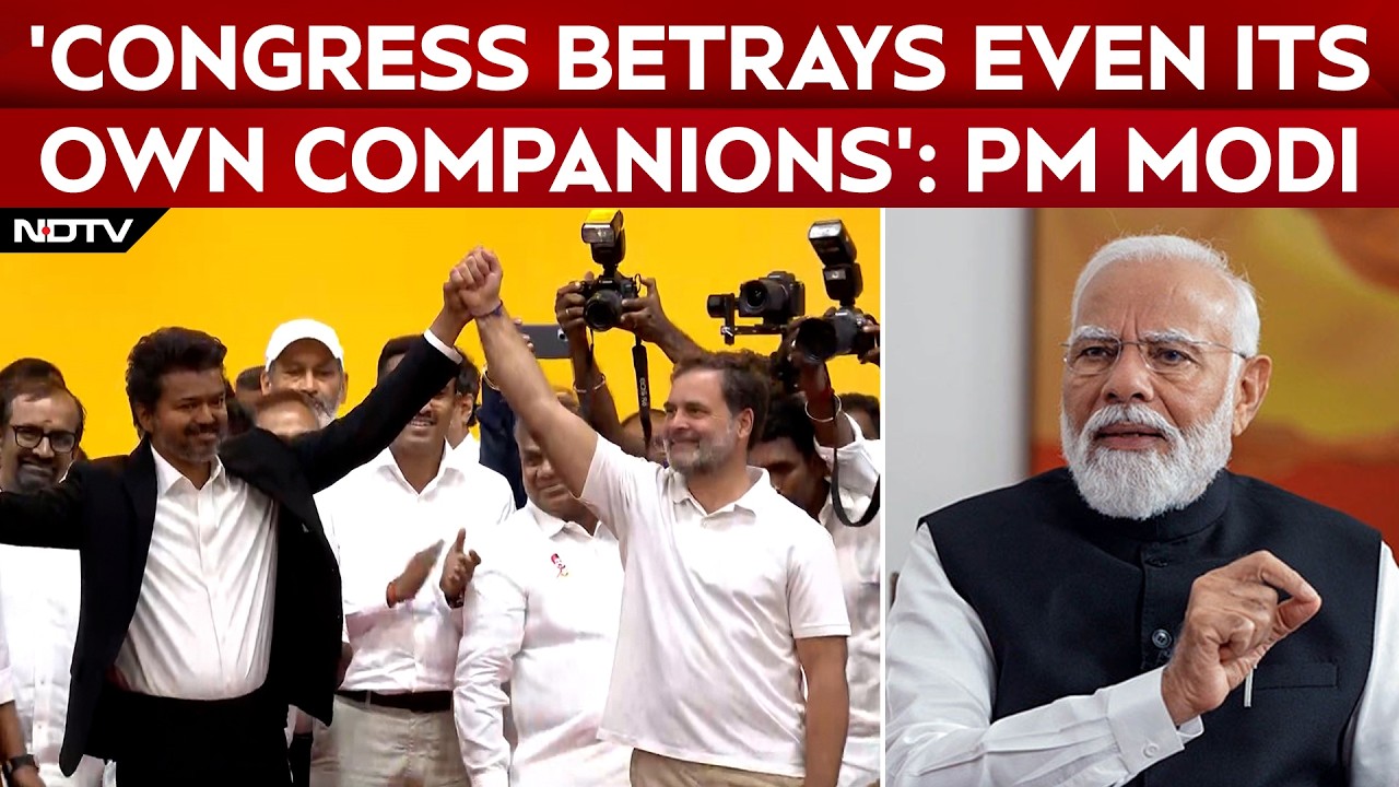 "Parasite, Backstabber": PM Modi Tears Into Congress For Ditching DMK