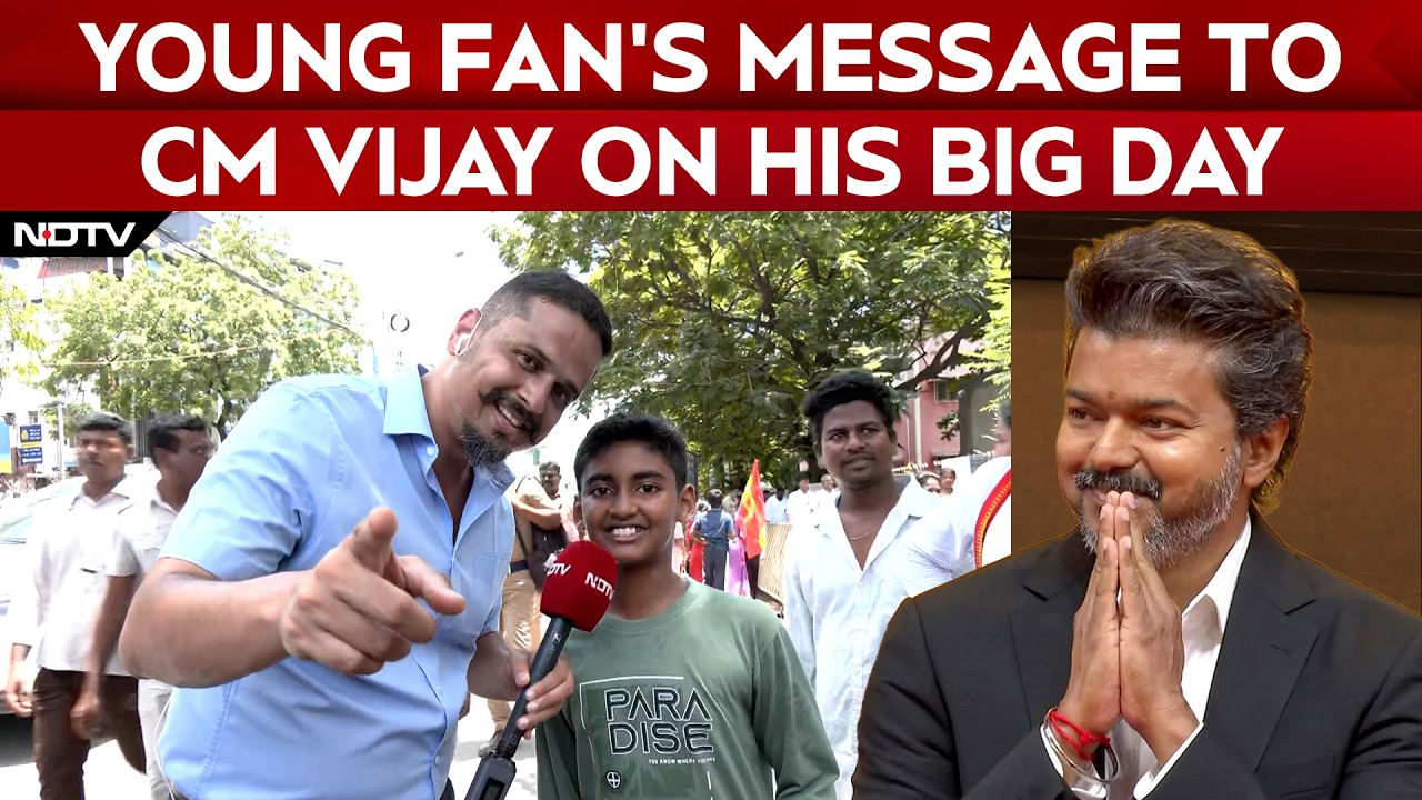 What Young Fan Of Vijay Told NDTV After Oath Ceremony