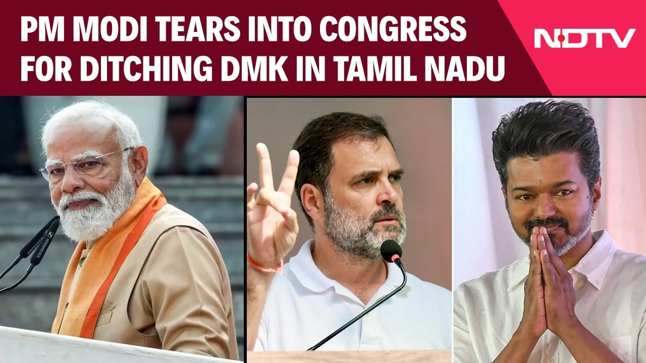 PM Modi News | PM Modi Attacks Congress Over TVK Support In TN, Accuses Party Of ‘Backstabbing’ DMK