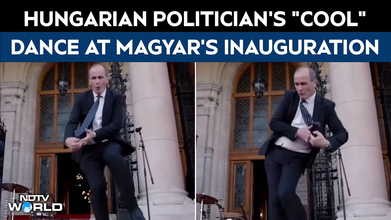 Hungary News | Watch: Hungarian Politician's "Cool" Dance At Peter Magyar's Inauguration Goes Viral