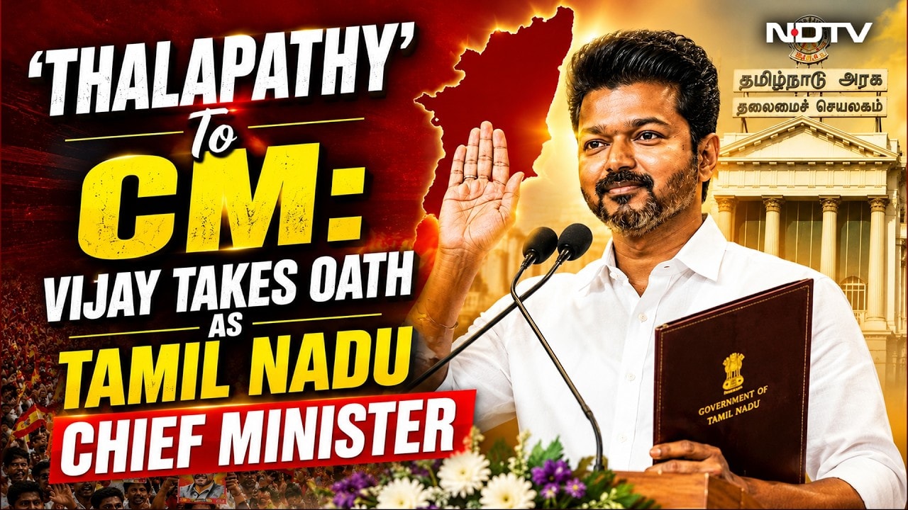 From 'Thalapathy' To CM: Vijay Takes Oath As Tamil Nadu Chief Minister