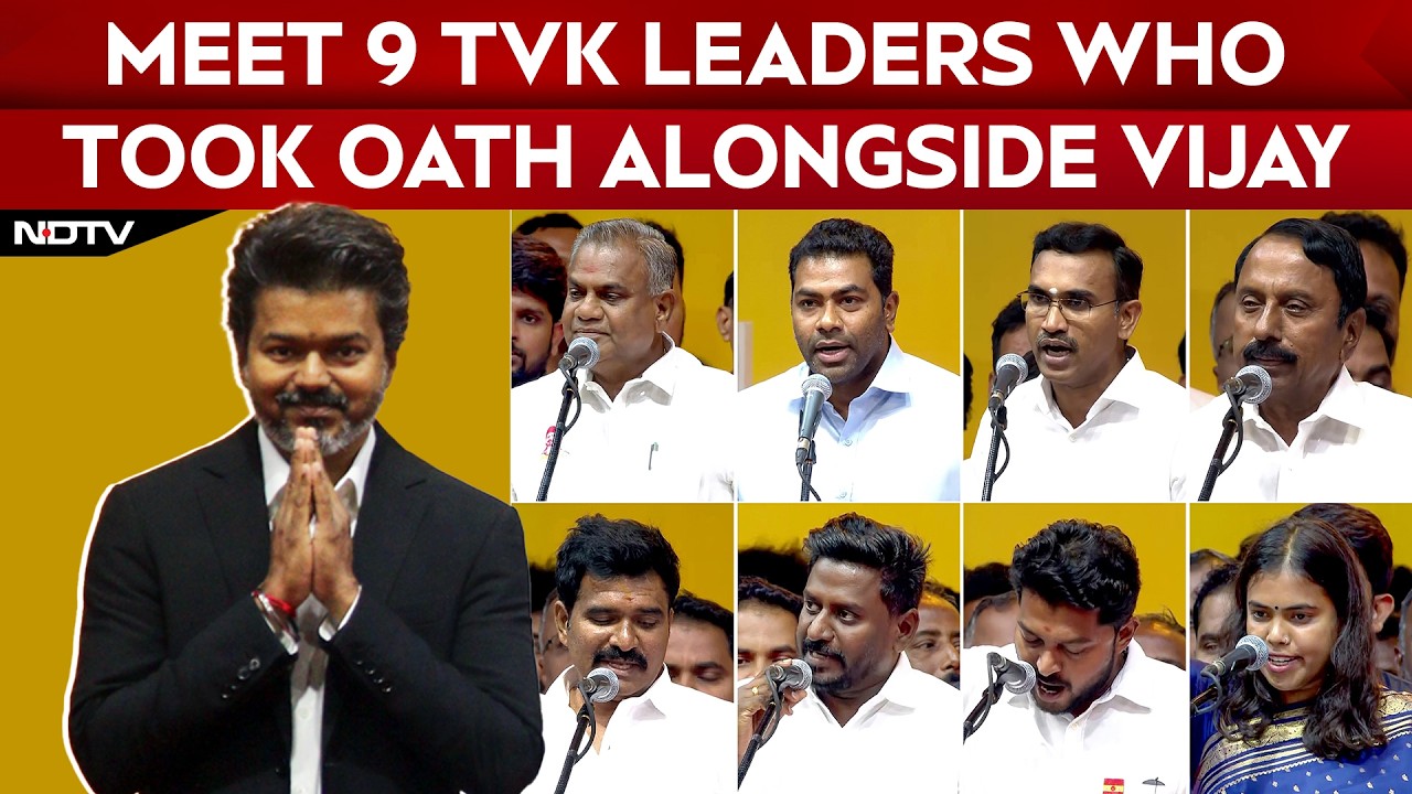 Vijay Oath Taking | Meet The TVK Leaders Who Took Oath Alongside Vijay