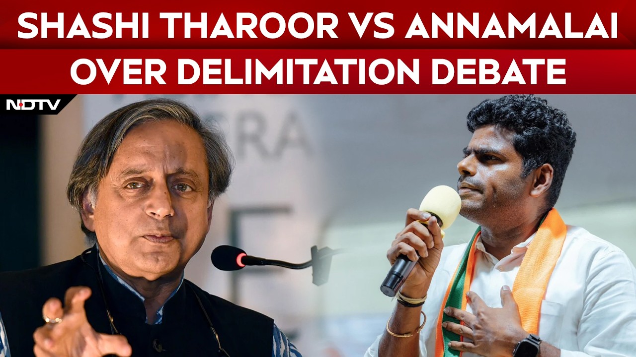 Shashi Tharoor, Annamalai Clash Over Delimitation At Stanford Debate