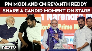 PM Modi And Telangana CM Revanth Reddy A Share Candid Moments, Exchange Smiles During An Event