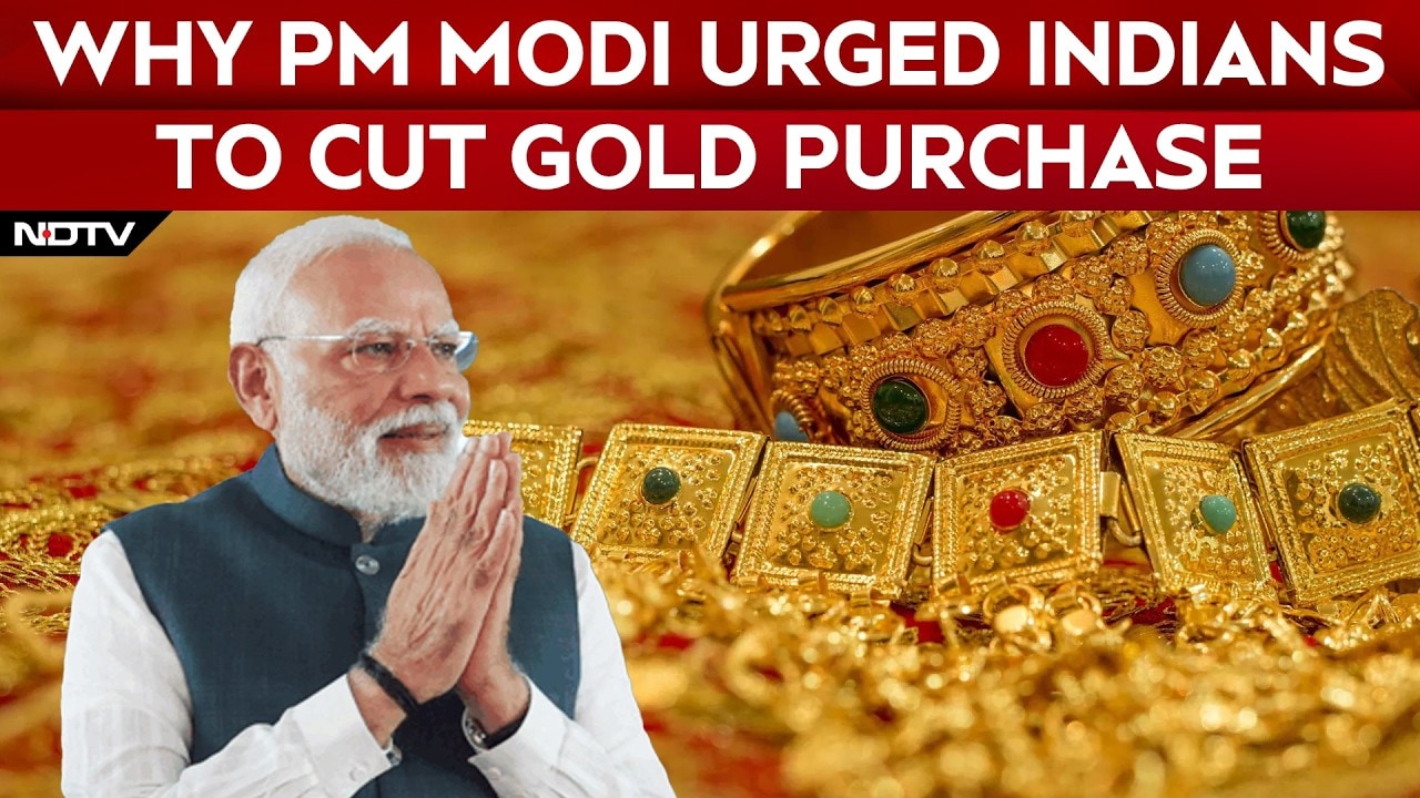 PM Modi Urges Indians To Avoid Foreign Trips, Cut Gold Purchases