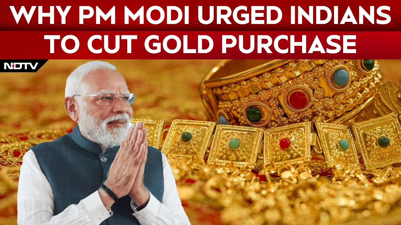 PM Modi Urges Indians To Avoid Foreign Trips, Cut Gold Purchases