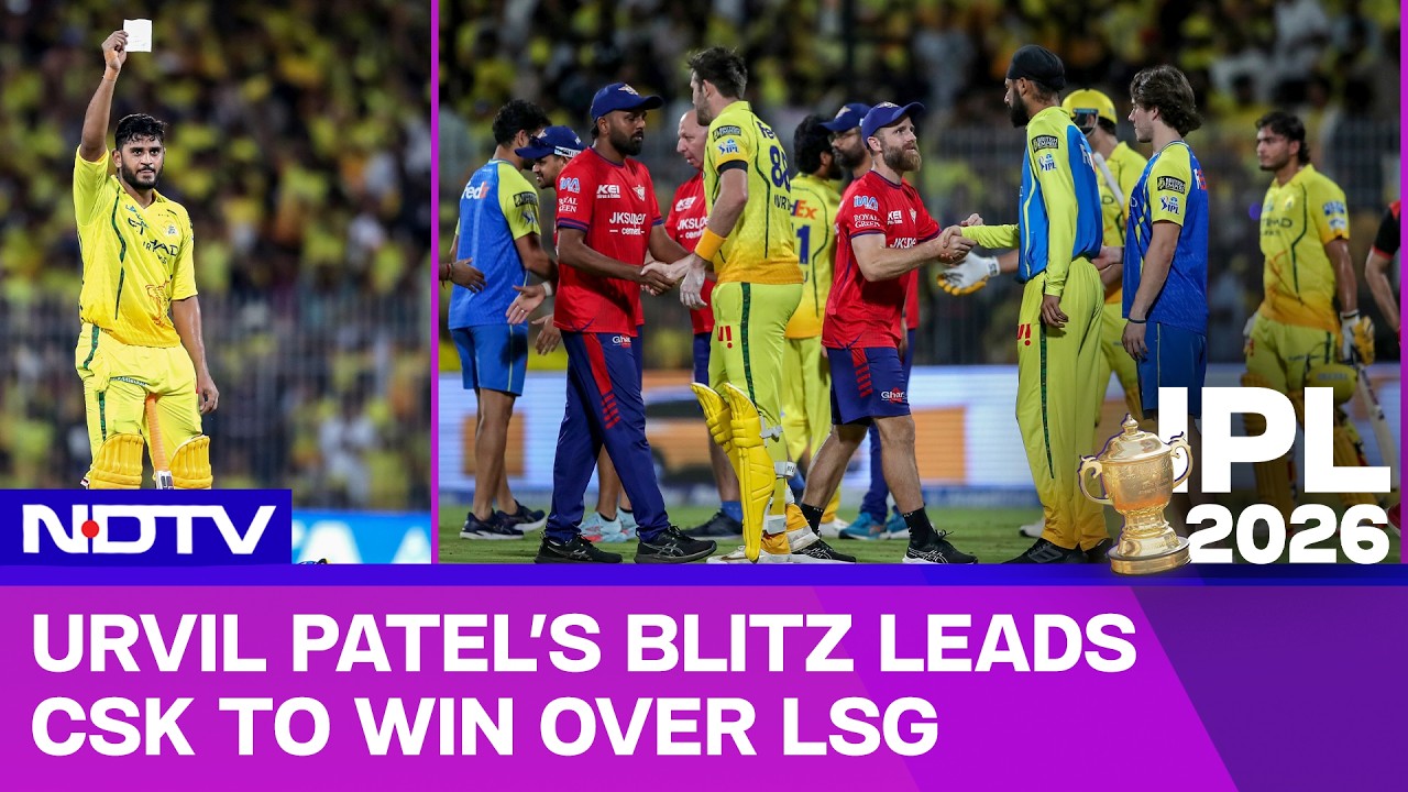 Urvil Patel's Blitzy 50 Secures Big Win For Chennai, Lucknow Out Of Play-Off Contention