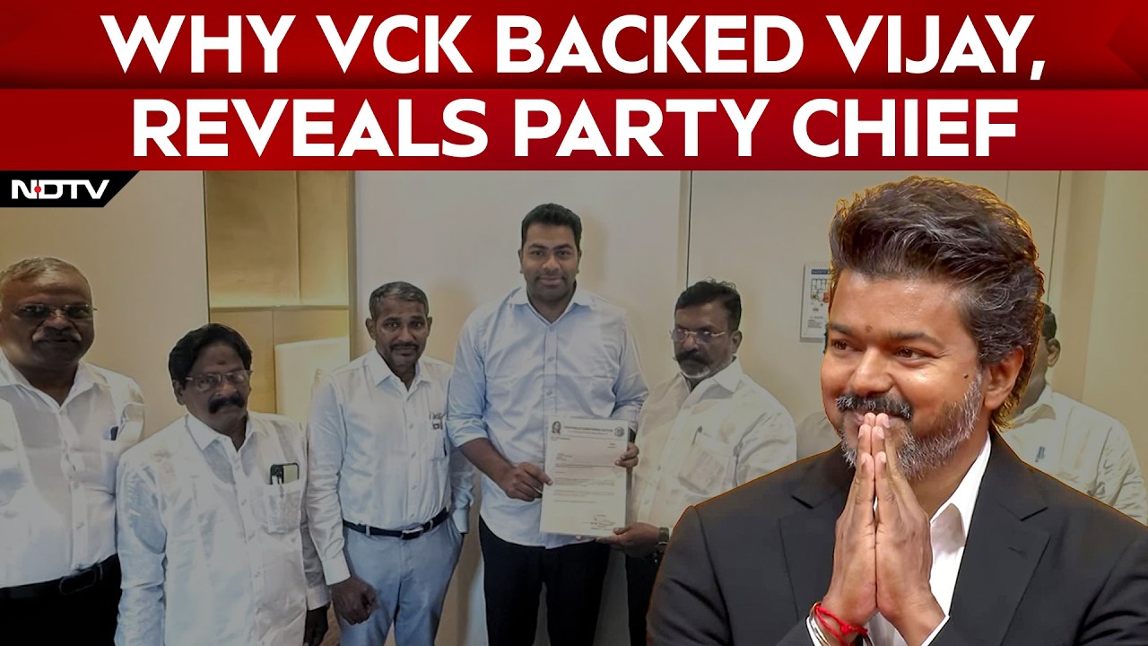 Vijay Latest News | We Supported Vijay To Prevent Political Crisis: VCK Chief