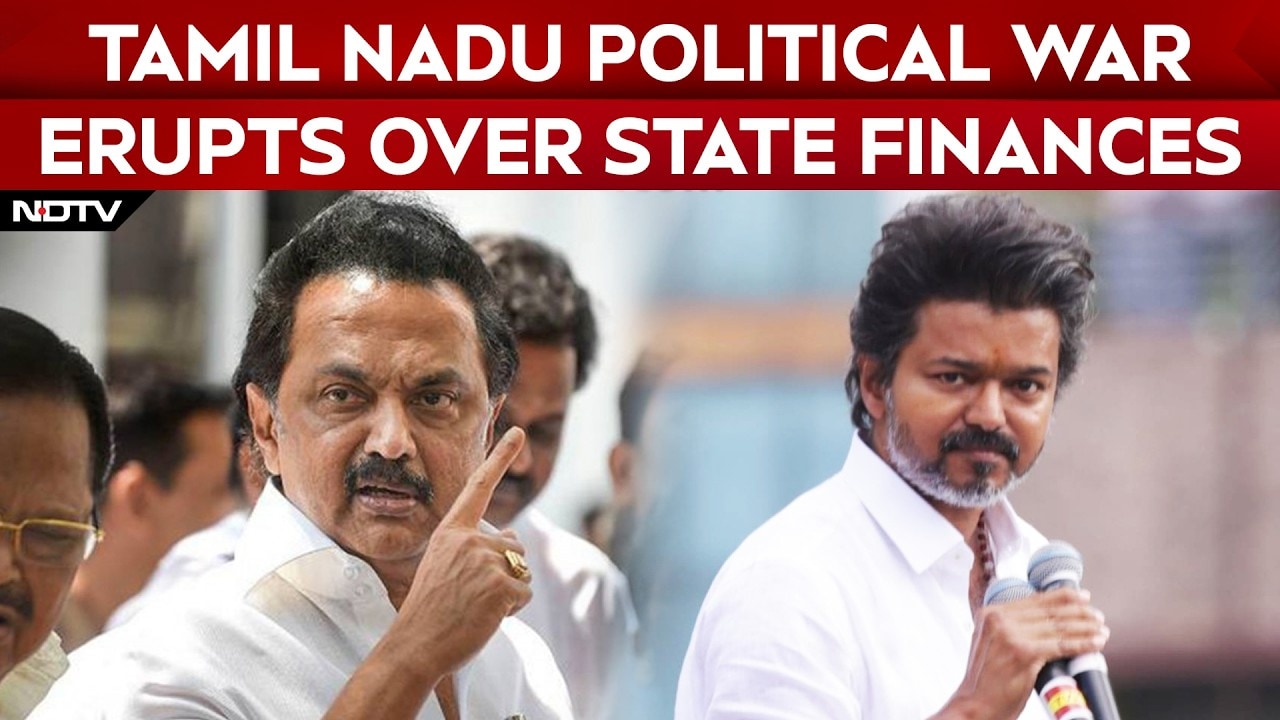 Vijay Latest News | MK Stalin Hits Back At Vijay Over Tamil Nadu Debt Claim