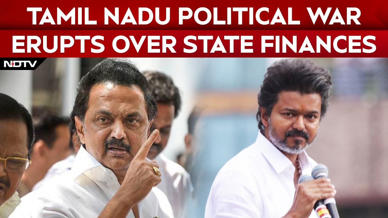 Vijay Latest News | MK Stalin Hits Back At Vijay Over Tamil Nadu Debt Claim