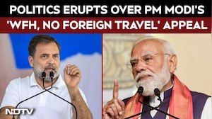 Opposition Attacks PM Modi Over 'WFH, No Foreign Travel' Appeal