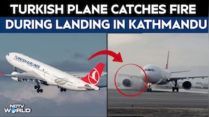 Nepal Airport Fire | Turkish Airline Plane Catches Fire During Landing In Nepal's Kathmandu