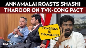 Vijay News | 'Congress Changes Colour Faster Than Chameleon": Annamalai Roasts Shashi Tharoor