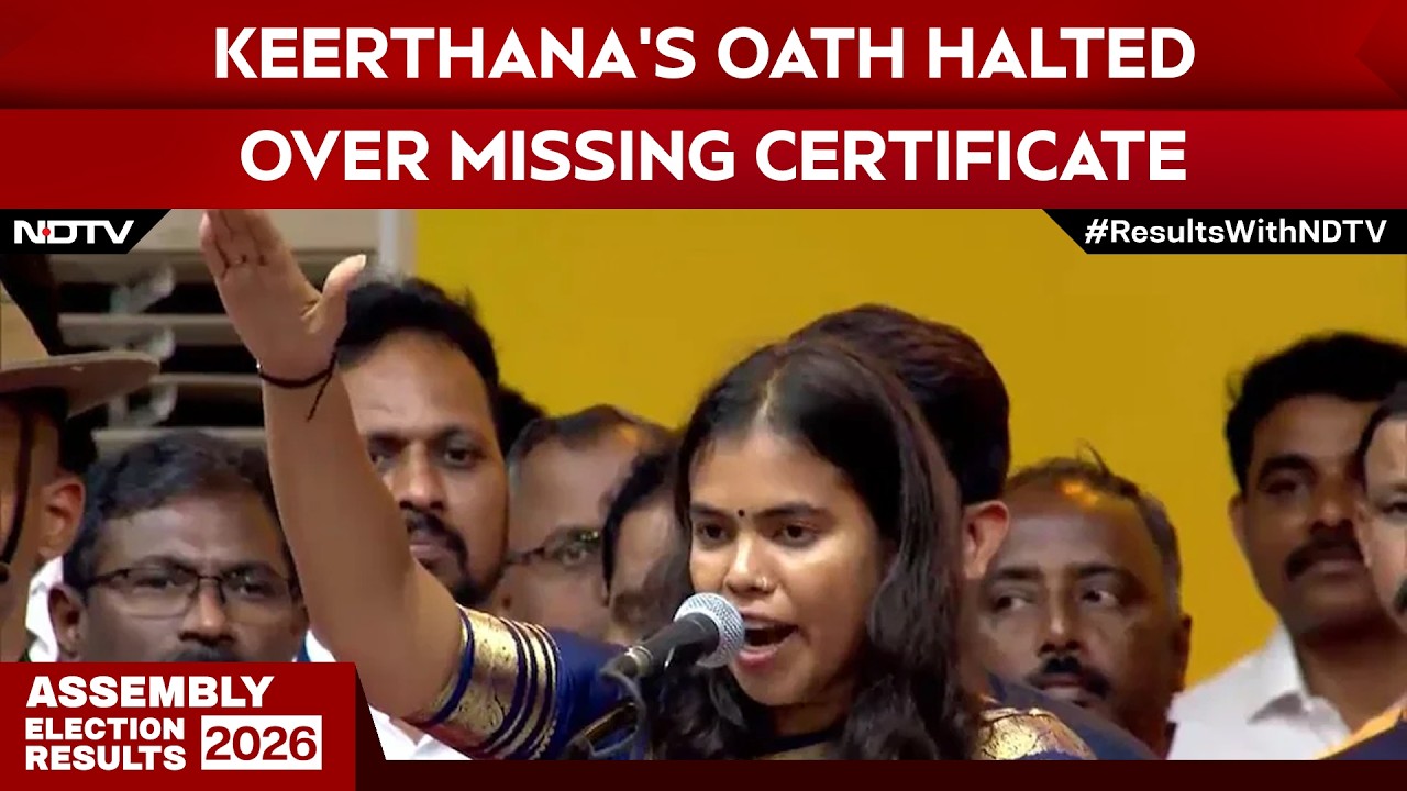 TN Election | TN Min Keerthana Fails To Present Certificate Of Election, Stopped From Taking Oath