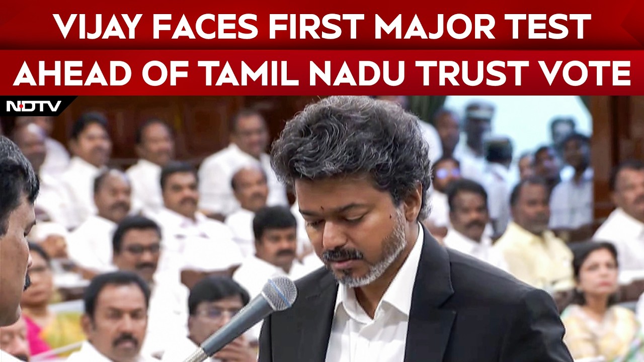 Vijay Faces First Major Test Ahead Of Tamil Nadu Floor Vote